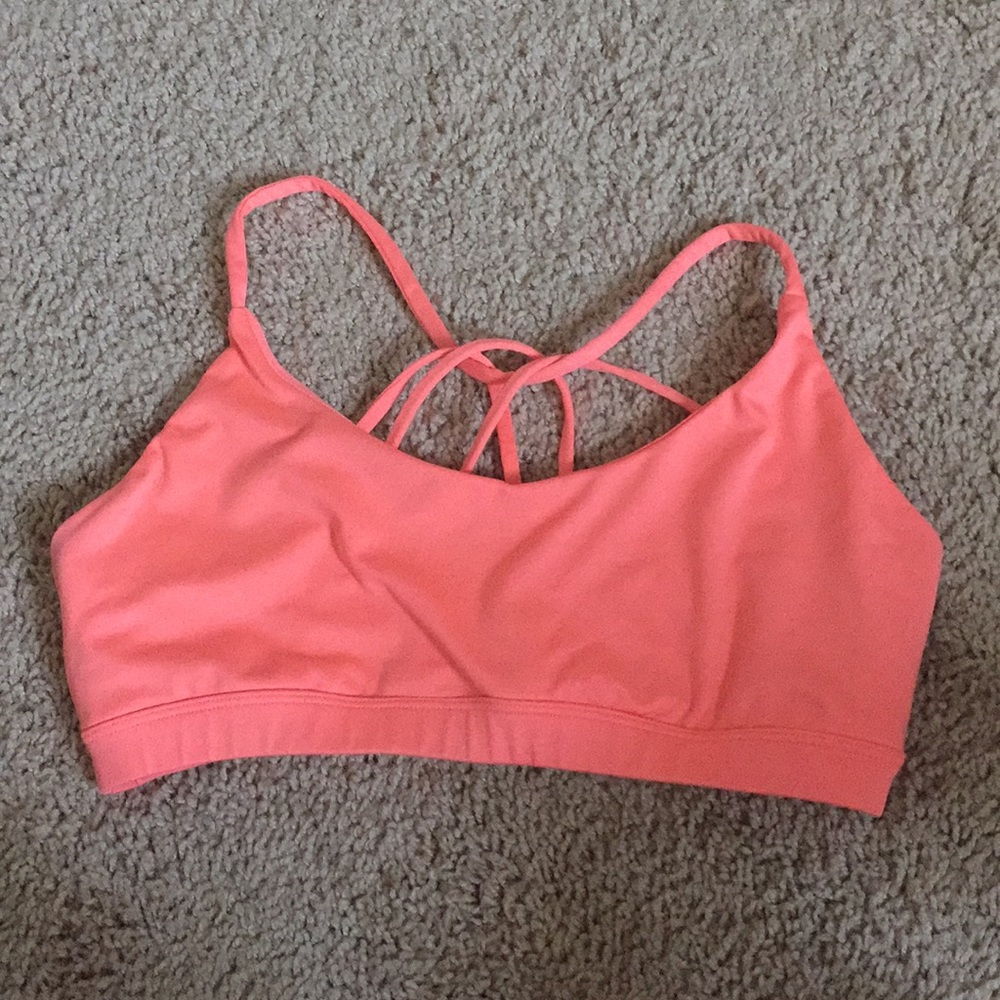 Coral Forever 21 Sports Bra